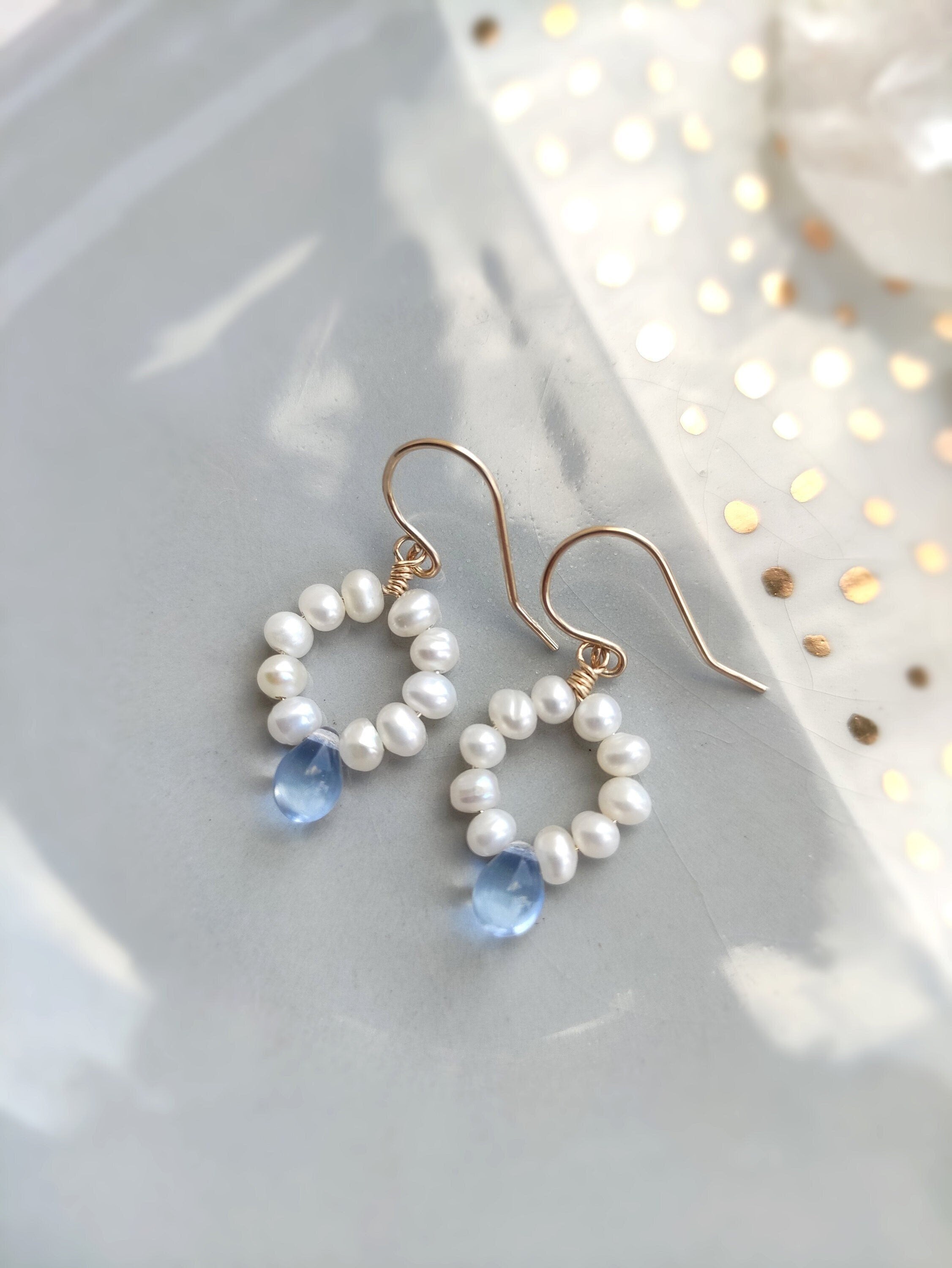 Pearl Hoop Earrings | Purity Pearls